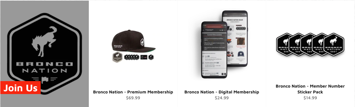 Bronco products discounts