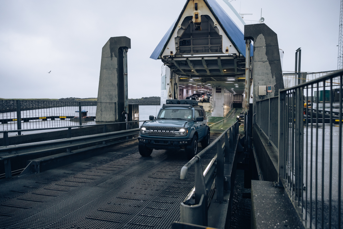 Ford Bronco arriving in iceland